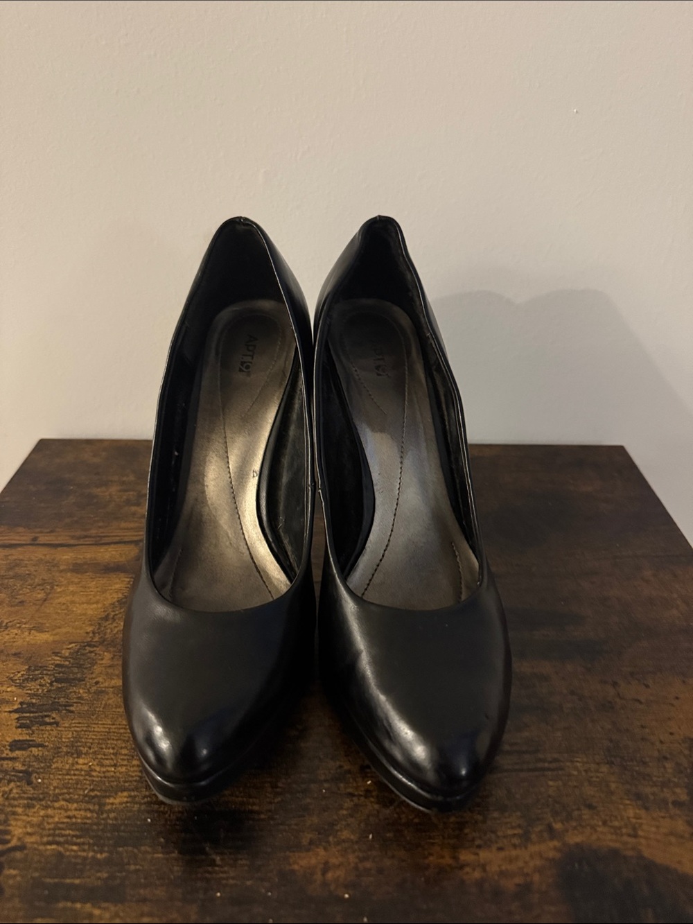 Apt. 9 Black Platform Pointed-Toe High Heels